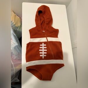 Size 18M fleece football costume